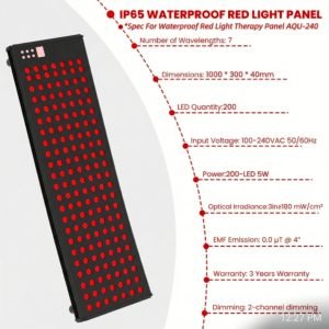 IP65 Waterprof Red Light Panel