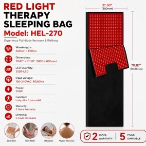 Red Light Therapy Sleeping Bag