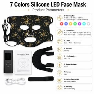 7 Color Silicone LED Facemask